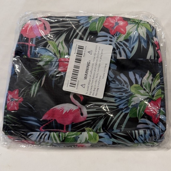 Insulated Flamingo Lunch Bag Tropical Container School Work Travel Picnic NEW - Picture 10 of 10
